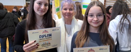 Naše študentky úspešné na Festivale 4 živlov!