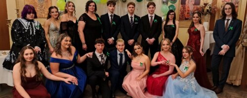 Stužková našej Oktávy a 4.A